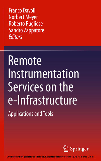 Remote Instrumentation Services on the e-Infrastructure main product photo
