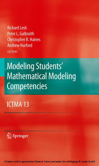 Modeling Students' Mathematical Modeling Competencies main product photo