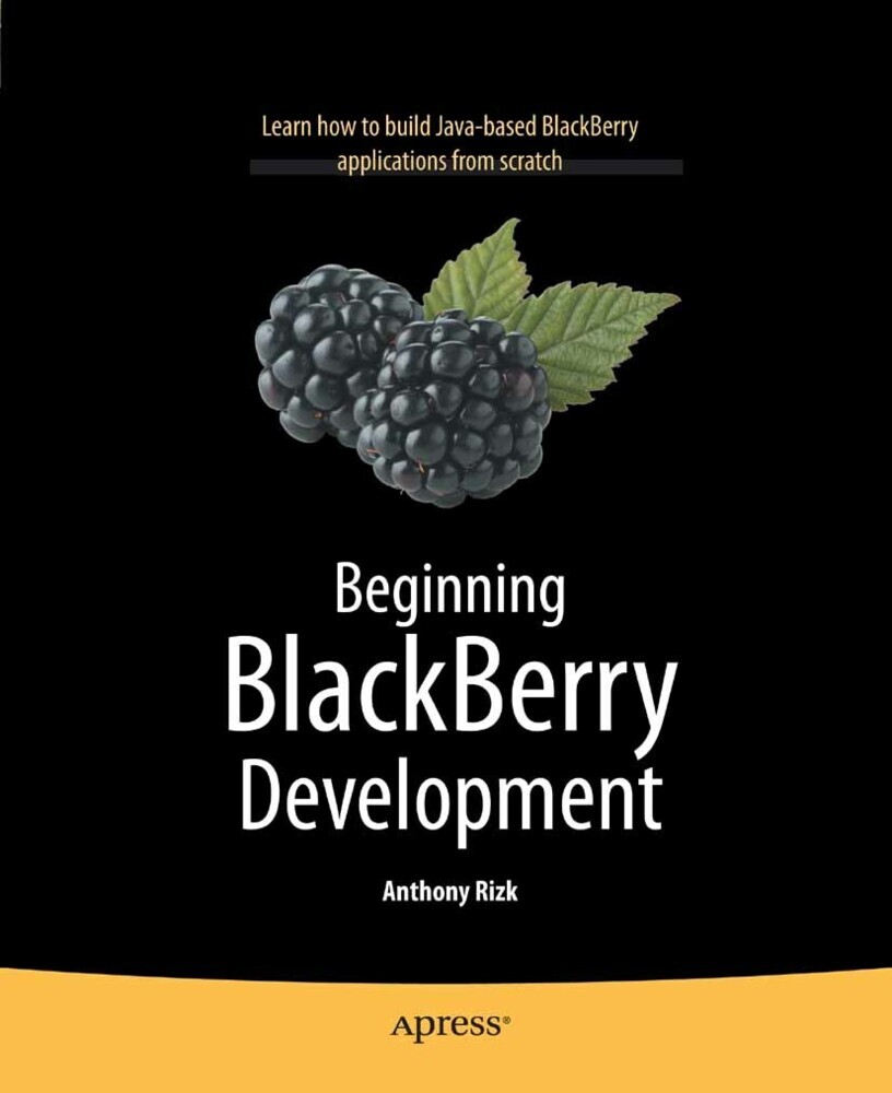 Beginning BlackBerry Development main product photo
