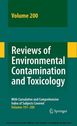 Reviews of Environmental Contamination and Toxicology 200. Vol.191-200