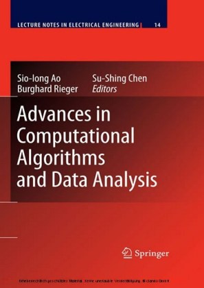 Advances in Computational Algorithms and Data Analysis