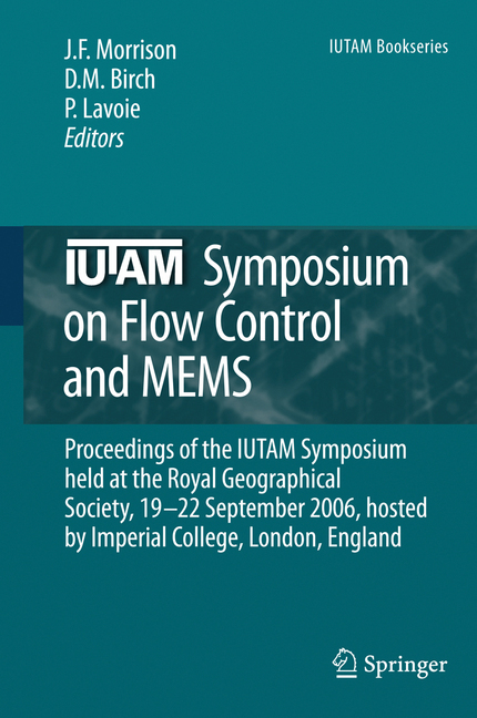 IUTAM Symposium on Flow Control and MEMS main product photo