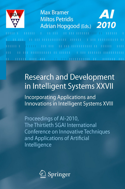 Research and Development in Intelligent Systems XXVII main product photo