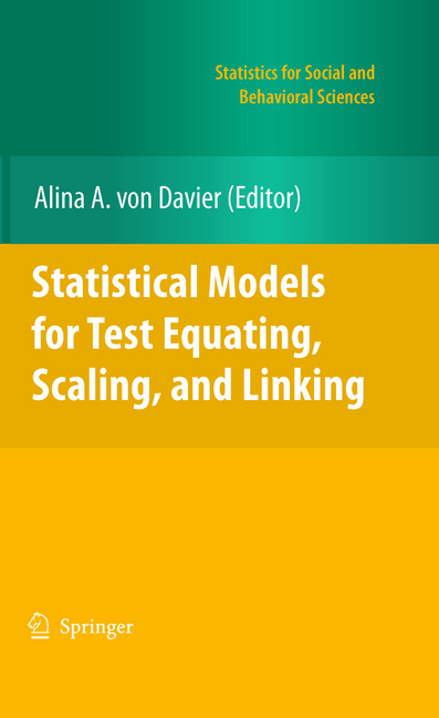 Statistical Models for Test Equating, Scaling, and Linking main product photo