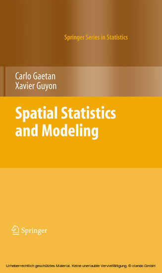 Spatial Statistics and Modeling main product photo