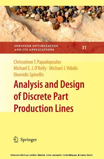 Analysis and Design of Discrete Part Production Lines main product photo