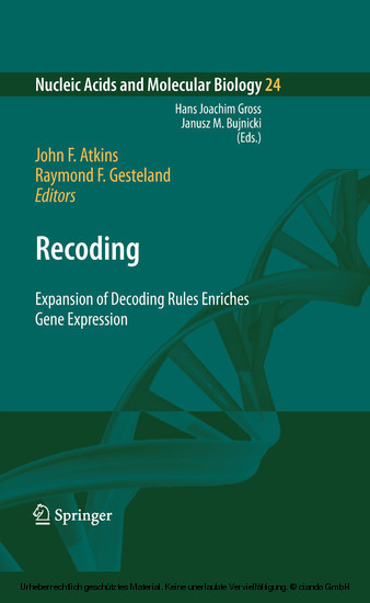 Recoding: Expansion of Decoding Rules Enriches Gene Expression main product photo