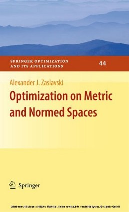 Optimization on Metric and Normed Spaces