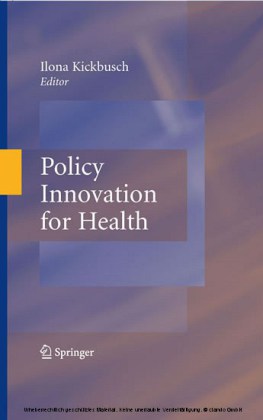Policy Innovation for Health