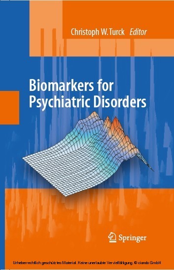 Biomarkers for Psychiatric Disorders main product photo