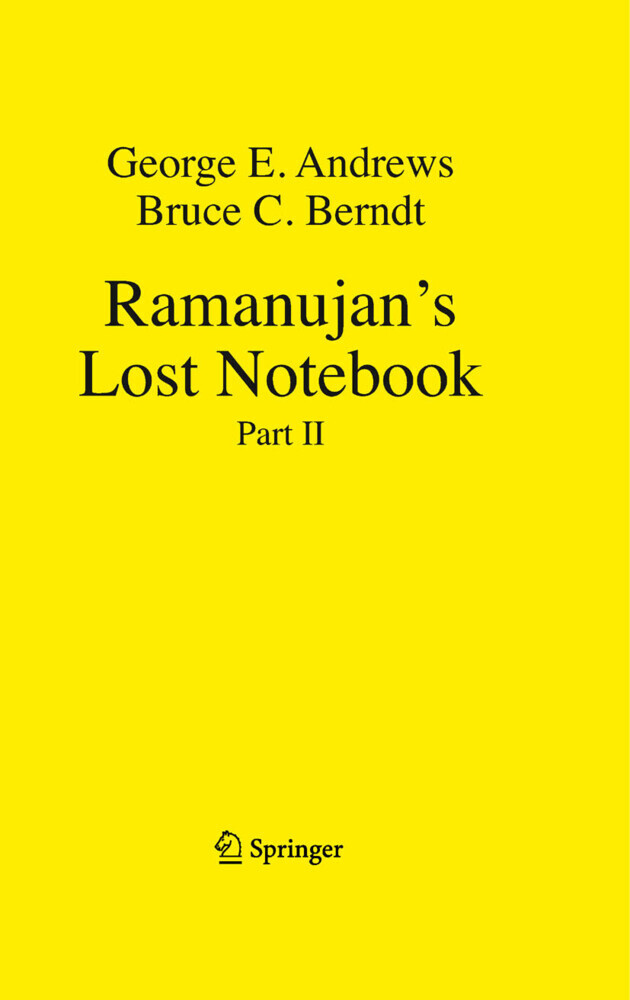 Ramanujan's Lost Notebook main product photo