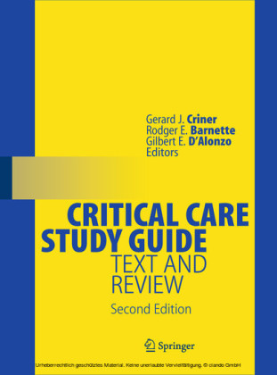 Critical Care Study Guide