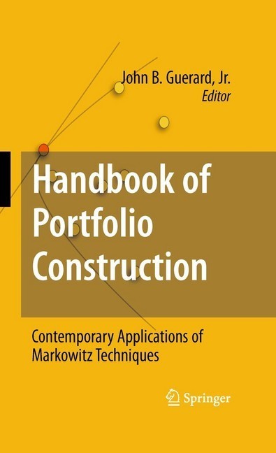 Handbook of Portfolio Construction main product photo
