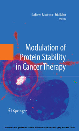 Modulation of Protein Stability in Cancer Therapy