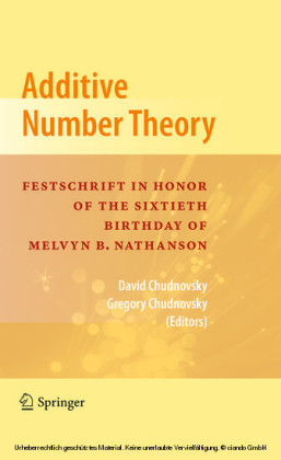 Additive Number Theory