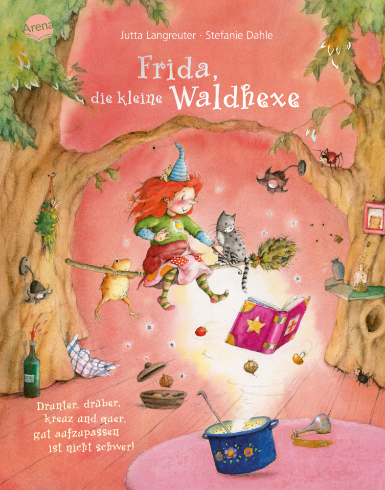 Frida, die kleine Waldhexe (3). Drunter, drüber, kreuz und quer - gut aufzupassen ist nicht schwer main product photo