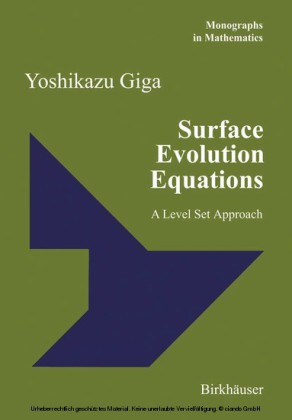 Surface Evolution Equations