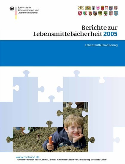 Berichte zur Lebensmittelsicherheit 2005 main product photo