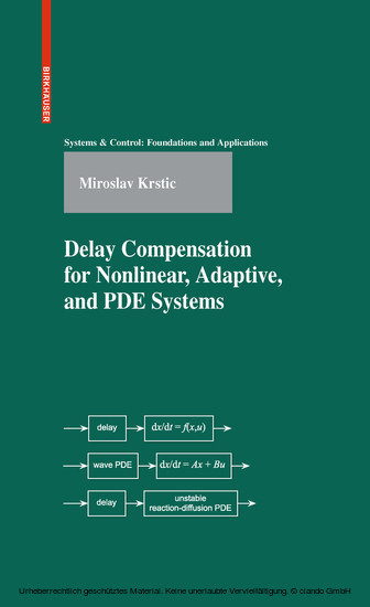 Delay Compensation for Nonlinear, Adaptive, and PDE Systems main product photo