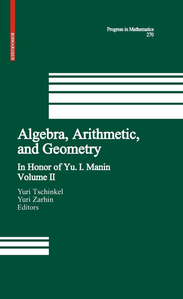 Algebra, Arithmetic, and Geometry main product photo