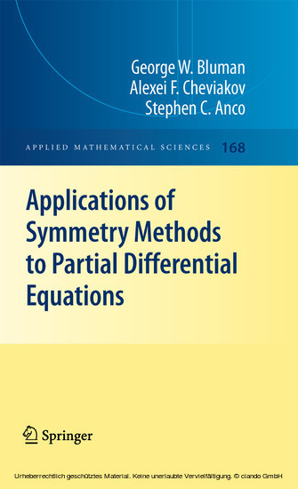 Applications of Symmetry Methods to Partial Differential Equations main product photo