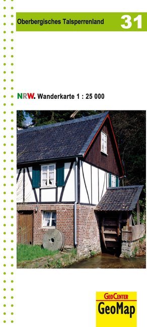 Oberbergisches Talsperrenland Blatt 31, topographische Wanderkarte NRW main product photo