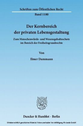 Der Kernbereich der privaten Lebensgestaltung.