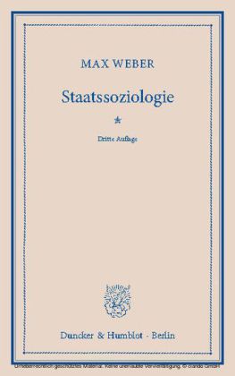 Staatssoziologie.