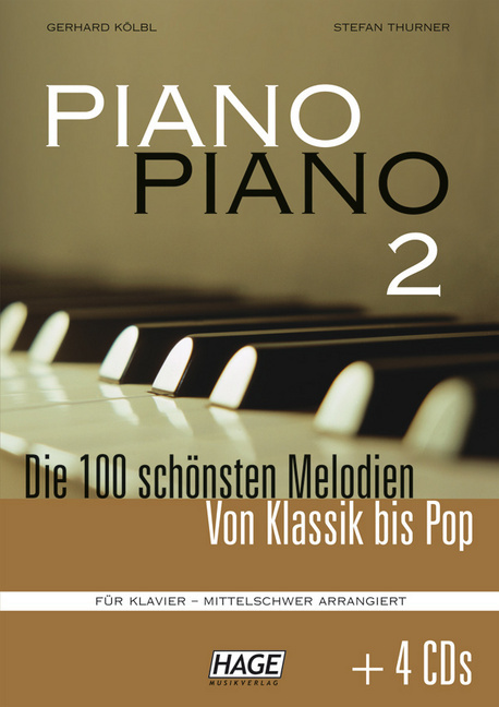 Piano Piano 2 mittelschwer + 4 CDs. Bd.2 main product photo