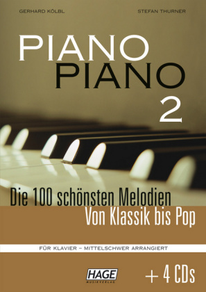 Piano Piano 2 mittelschwer + 4 CDs. Bd.2