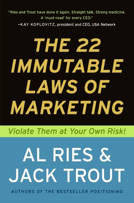 The 22 Immutable Laws of Marketing main product photo