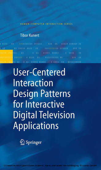 User-Centered Interaction Design Patterns for Interactive Digital Television Applications main product photo