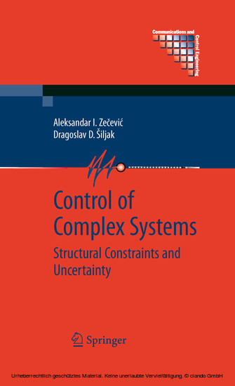 Control of Complex Systems main product photo