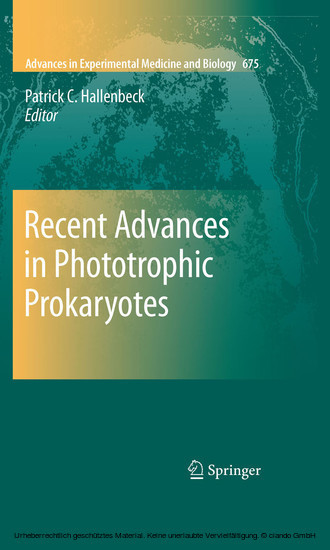 Recent Advances in Phototrophic Prokaryotes main product photo