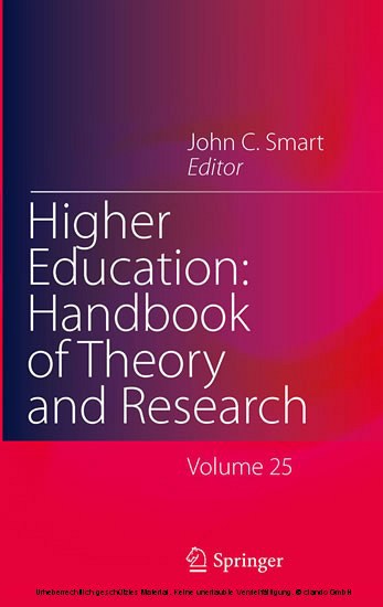 Higher Education: Handbook of Theory and Research. Vol.25 main product photo