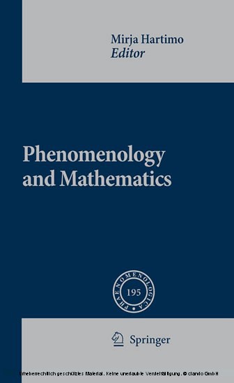 Phenomenology and Mathematics main product photo