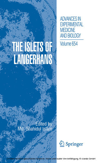 The Islets of Langerhans main product photo
