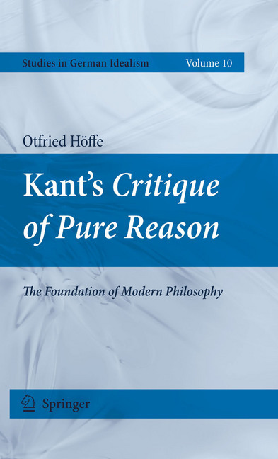 Kant's Critique of Pure Reason main product photo