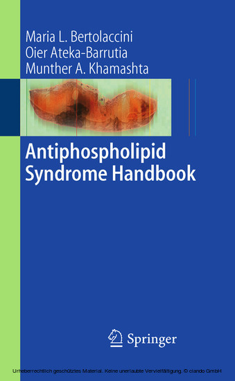 Antiphospholipid Syndrome Handbook main product photo