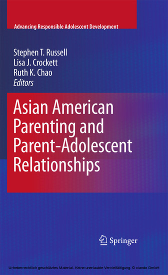 Asian American Parenting and Parent-Adolescent Relationships main product photo