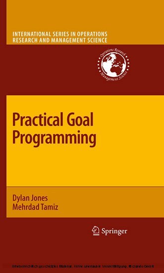 Practical Goal Programming main product photo