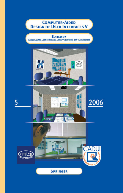 Computer-Aided Design of User Interfaces V main product photo