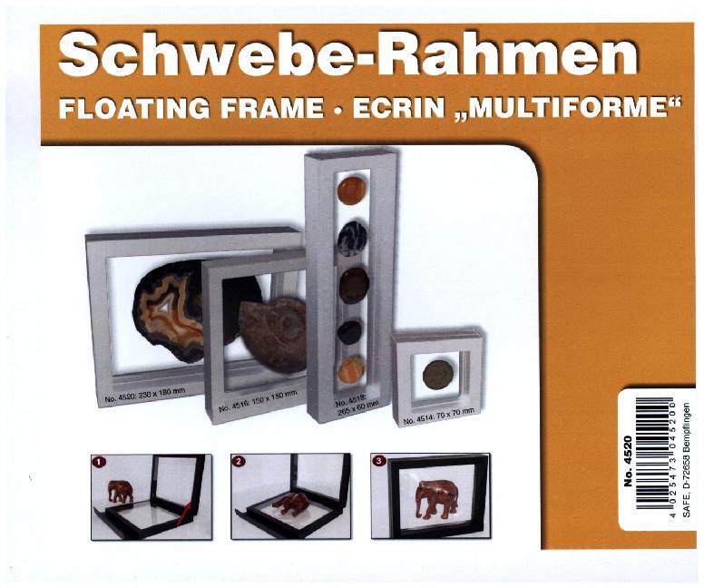 Schweberahmen weiß main product photo