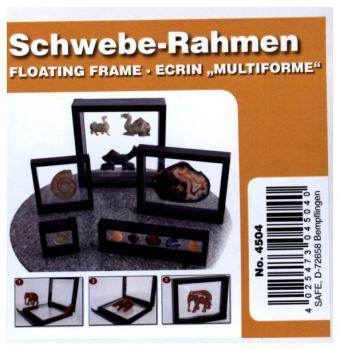 Schweberahmen schwarz
