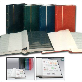Briefmarkensammelalbum, schwarz
