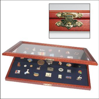 Pin Sammelvitrine Holz main product photo