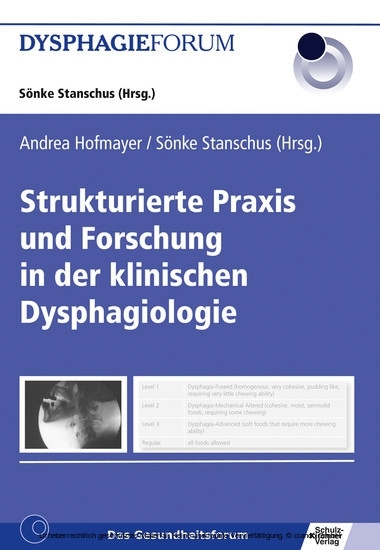 Strukturierte Praxis und Forschung in der klinischen Dysphagiologie main product photo