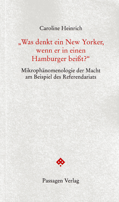 "Was denkt ein New Yorker, wenn er in einen Hamburger beißt?" main product photo