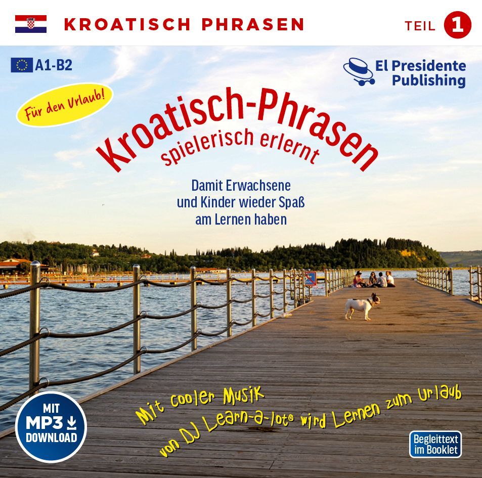 Kroatisch-Phrasen spielerisch erlernt, 1 Audio-CD. Tl.1 main product photo