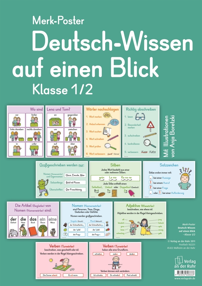 Deutsch-Wissen auf einen Blick - Klasse 1/2 main product photo